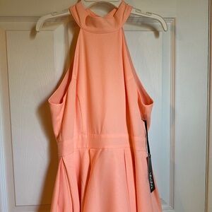 Women's Peach Skater Dress